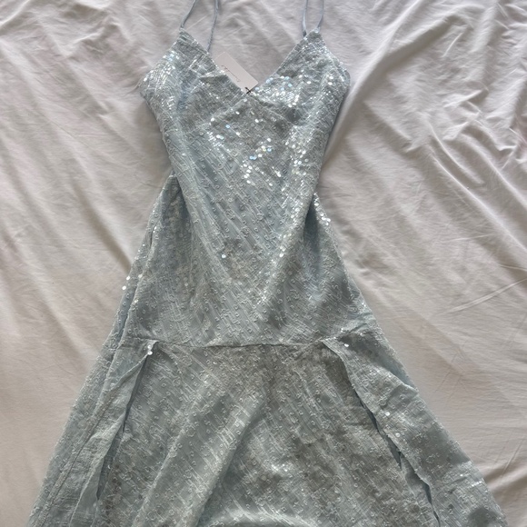 Revolve - Eros Maxi Dress Line & Dot - Picture 2 of 5